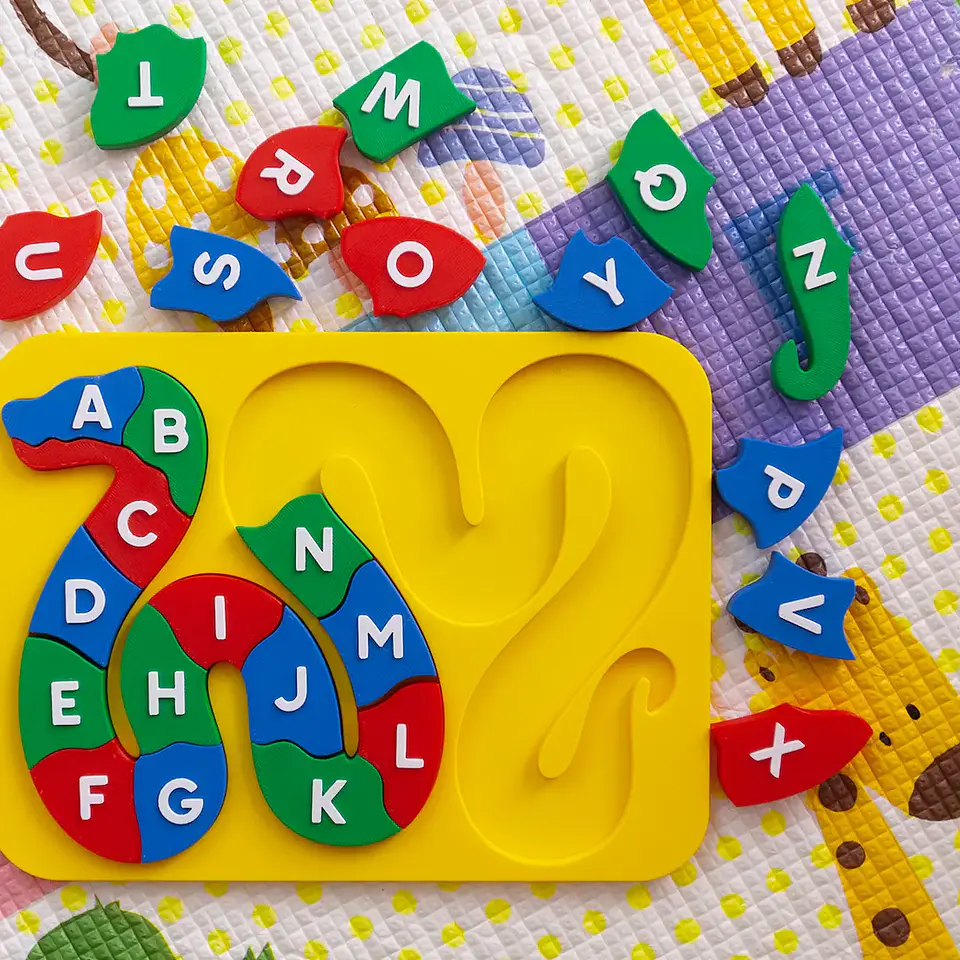 Puzzle serpiente alfabetica 2