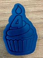 Molde cupcakes con numero 4 - Miniatura 2