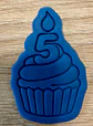 Molde cupcakes con numero 5 - Miniatura 2