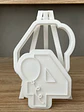 Molde numero 4 con globo - Miniatura 1