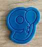 Molde numero 9 con globo - Miniatura 2