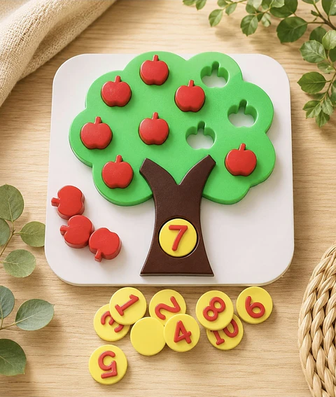 Contando con manzanas