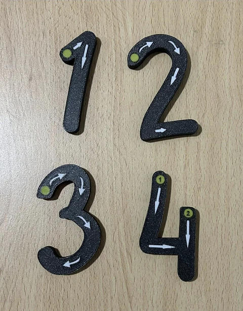 Aprendiendo a escribir numeros
