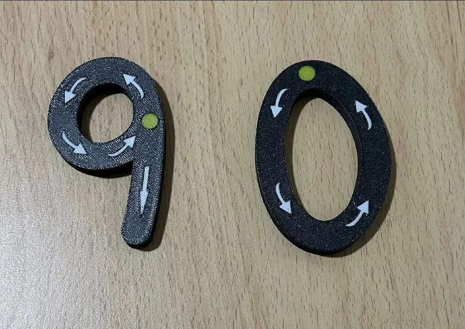 Aprendiendo a escribir numeros 3