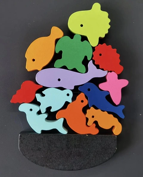 Equilibrando animales marinos