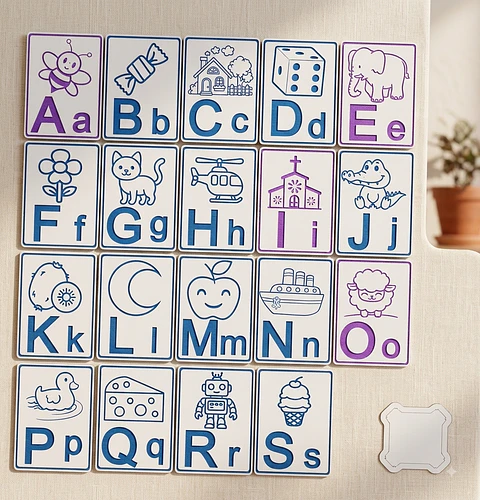 Juego de alfabeto pictográfico