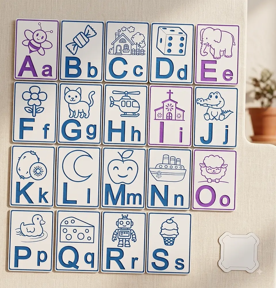 Juego de alfabeto pictográfico 2