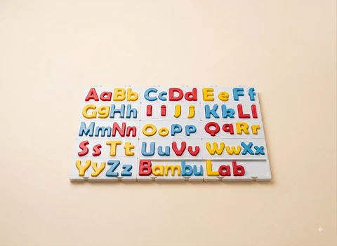 Panel de letras Montessori