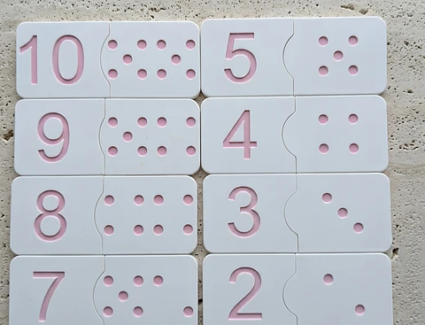Puzle numero cantidad 1 al 10