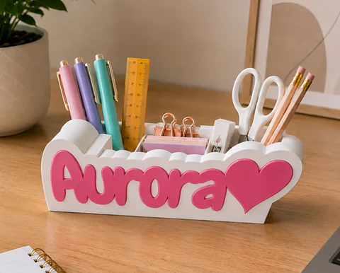 Organizador de escritorio personalizado