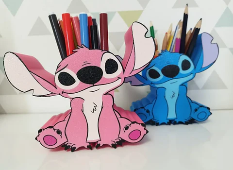 Portalapices de stitch o angel