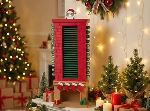 Calendario de adviento viejo pascuero