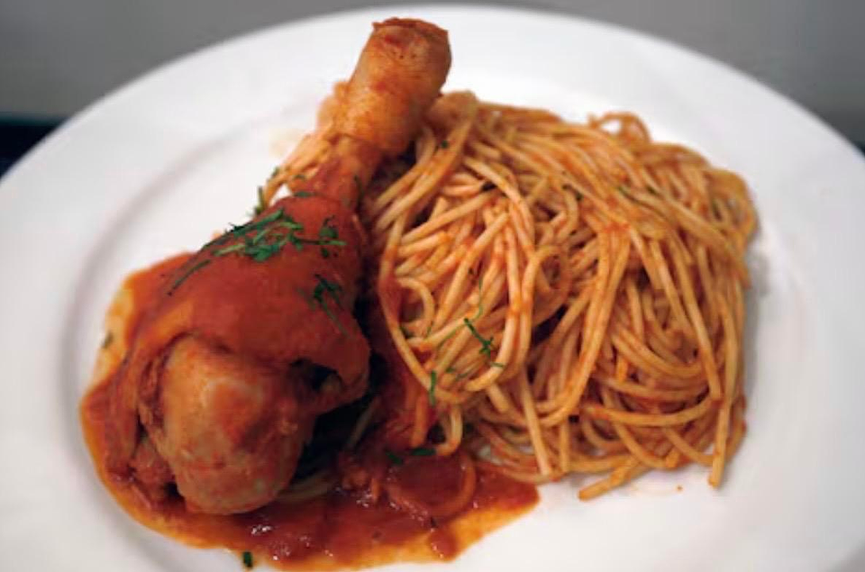 🍗 Chicken in Aji Criollo Sauce with Peruvian Spaghetti 1