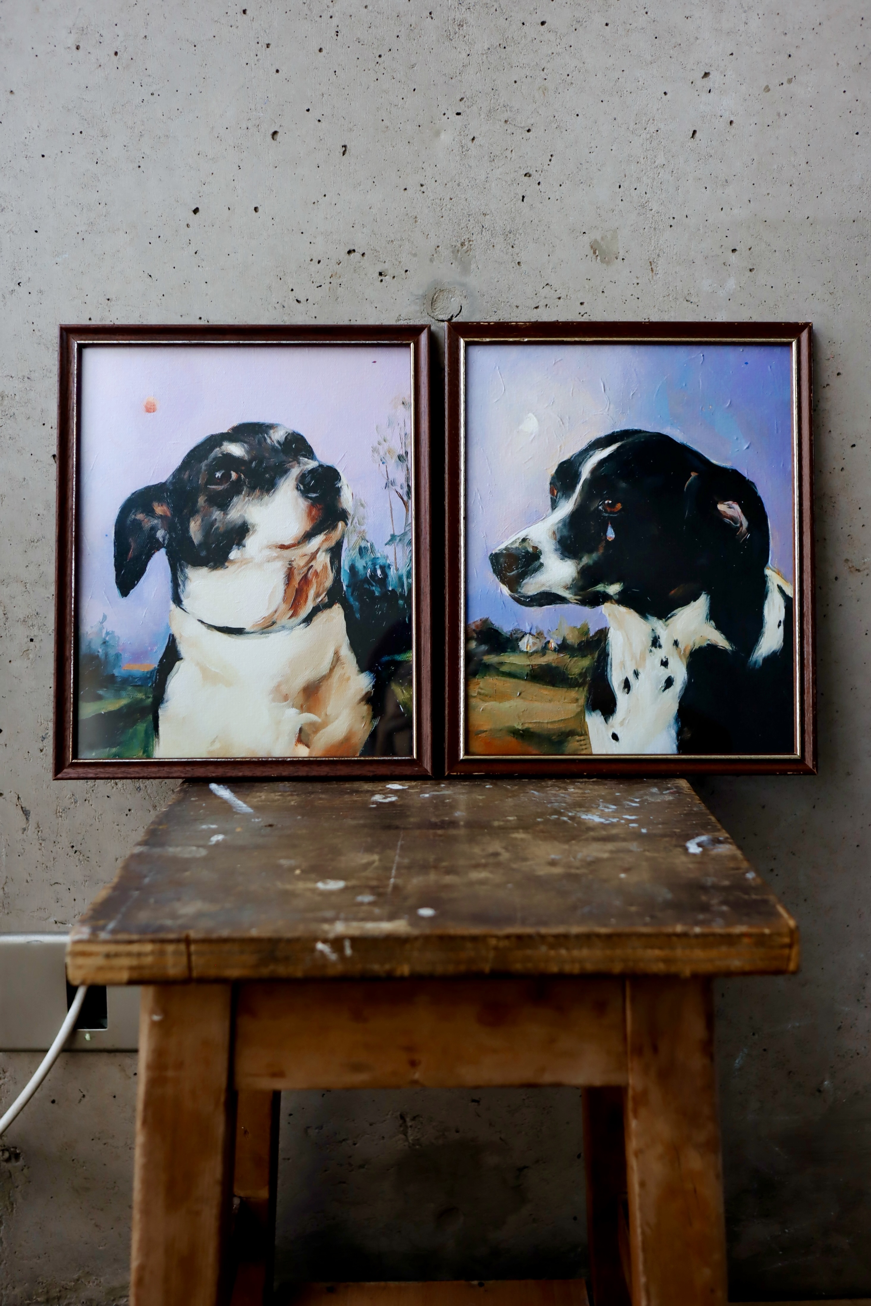 Par de Prints enmarcados 