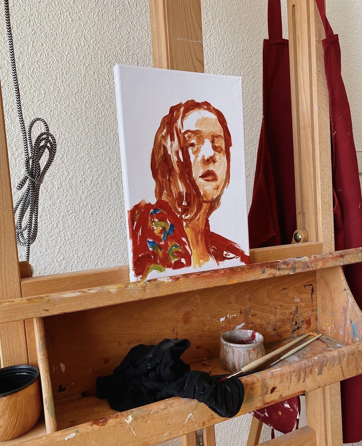 Autorretrato con pelo mojado 3