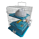 Jaula Para Hámster Tres Pisos Con Tobogán Casa Y Accesorios 5