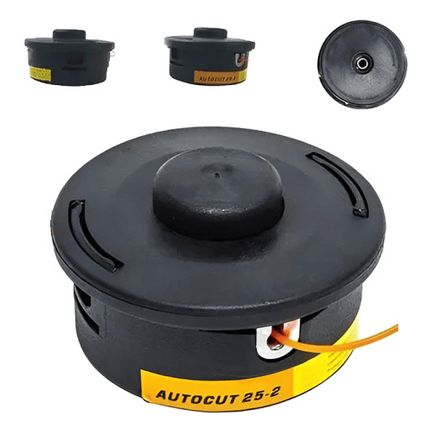 Cabezal Porta Nylon Trimmer Para Desmalezadora 10mx 1.25mm 1