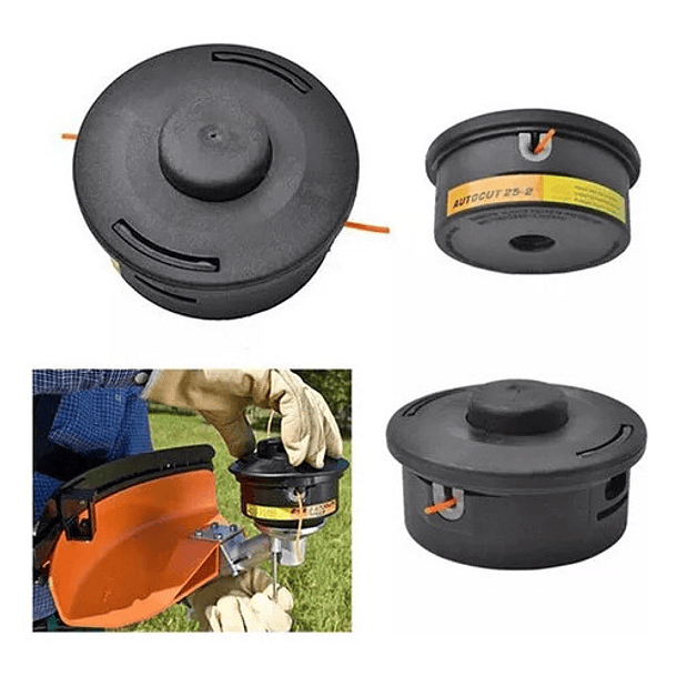 Cabezal Porta Nylon Trimmer Para Desmalezadora 10mx 1.25mm 3