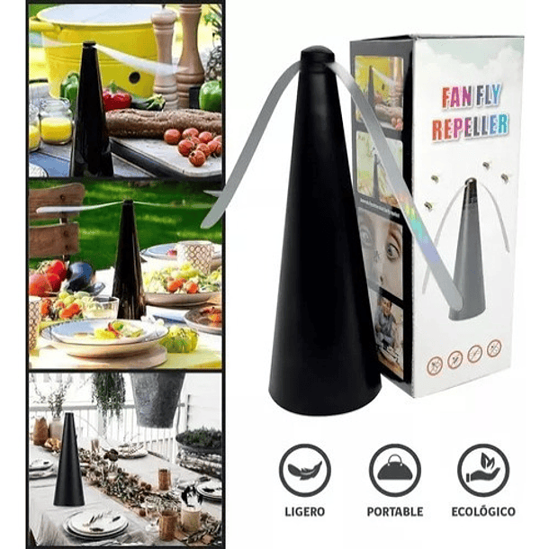 Espanta Moscas Repelente Mosquitos Bichos Abejas Ventilador 1