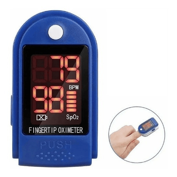 Oxímetro De Pulso Saturómetro Saturación De Oxigeno Dedo 3