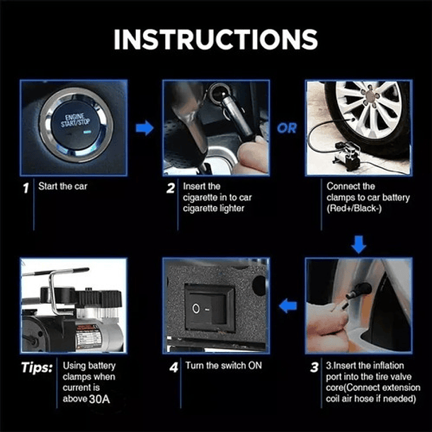 Compresor De Aire Calgary 150 Psi Para Vehículos 215144 Color Plateado - 213001 Frecuencia 150psi-213001 C44 5