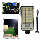 Foco Solar 1000 Watt Alumbrado Exterior Con Poste Y 420 Led 1
