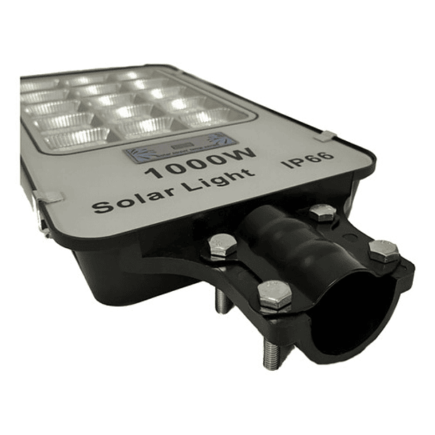 Foco Solar 1000 Watt Alumbrado Exterior Con Poste Y 420 Led 3