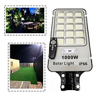Foco Solar 1000 Watt Alumbrado Exterior Con Poste Y 420 Led 9