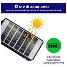 Foco Solar 1200w Potente Luz Led Exterior + Soporte 2