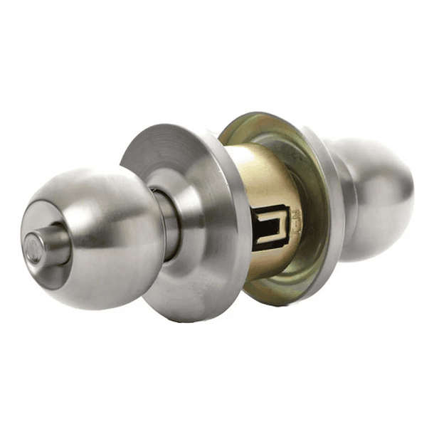 Chapa Pomo Interior Baño Sin Llave 3