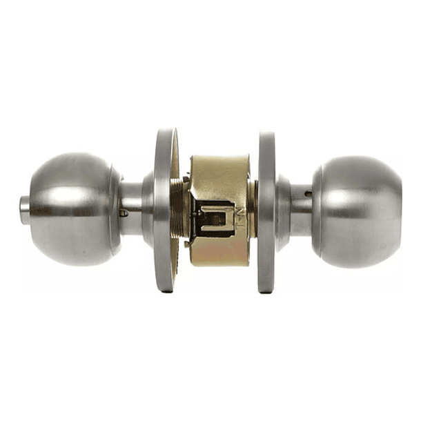 Chapa Pomo Interior Baño Sin Llave 4