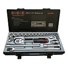 Juego De Dados 1/2 10-32 Mm Hexagonal 24 Pzs. Force 4243-5 1