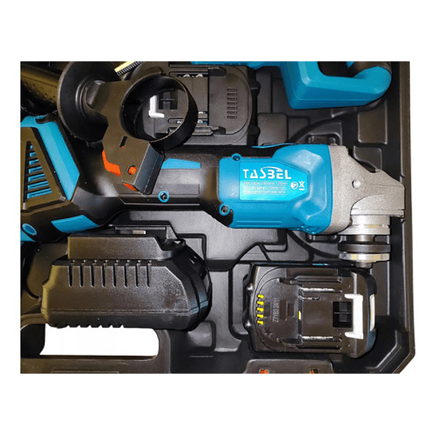 Set De Herramientas Inalámbrica Con Maleta 98 V 4 Baterías 8