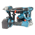 Set De Herramientas Inalámbrica Con Maleta 98 V 4 Baterías 10