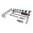 Juego De Dados Hexagonales 1/2`` 10-32mm (4223), Force Negro 3