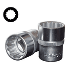 Juego Dados Poligonal []1/4`` Mm./puLG. 31 Pzs (2312), Force 3