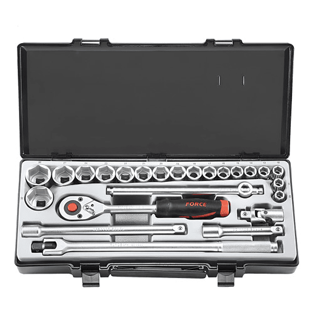 Juego Dados Polig 1/2'' De 5/16'' A 1.1/4'' (4243s-9) Force Color 4243s-9 1