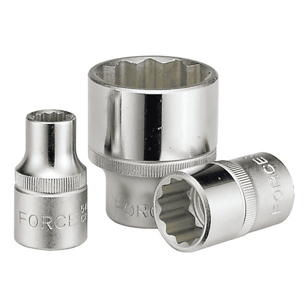 Juego Dados Polig 1/2'' De 5/16'' A 1.1/4'' (4243s-9) Force Color 4243s-9 4