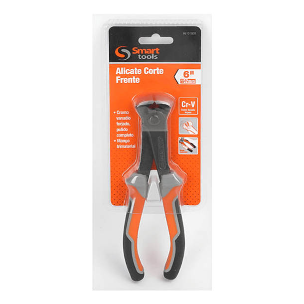 Alicate Corte Frontal De 6 Pulgadas Smart Tools (6101030) Naranja Claro 1