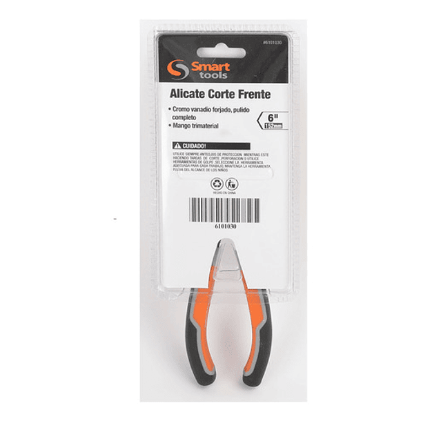 Alicate Corte Frontal De 6 Pulgadas Smart Tools (6101030) Naranja Claro 3