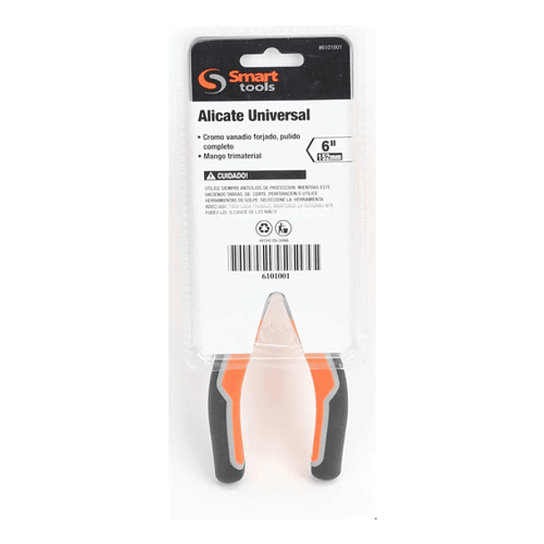 Alicate Universal 6´´ Acero Al Cromo Vanadio Smart Tools 2