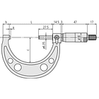 Micrometro Ext. 0-25 Mm. (103-137) Mitutoyo 2