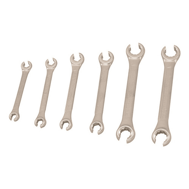 Juego Llave Niplera Milimetrica 8-19mm 6pz 5066 Force Niples Plateado 2