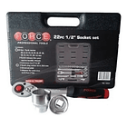 Juego Dados De 1/2'' Hex. 10-32mm 22 Piezas (4223) Force 3