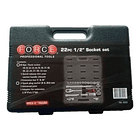 Juego Dados De 1/2'' Hex. 10-32mm 22 Piezas (4223) Force 4