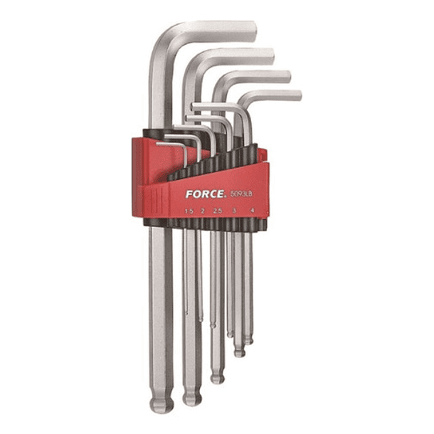 Juego De Llaves Allen 1.5-10 Mm Bola/larga Force (5093lb) 2