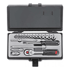 Juego De Dados 1/4''  19 Piezas 4-14mm (2203-5) Force Cromad 2