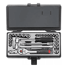 Juego Dados Poligonal []1/4`` Mm./pulg. 31 Pzs (2312), Force 1