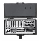 Juego Dados Largo []1/4` 24 Pz, M/m, Hexagonal (2253), Force 1