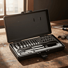 Juego Dados Largo []1/4` 24 Pz, M/m, Hexagonal (2253), Force 7